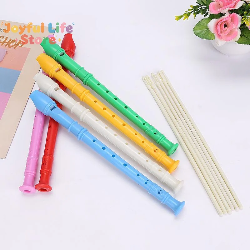 New Professional Eight Hole Treble Long Flute Soprano Recorder Clarinet Food Grade ABS Non-Toxic Recorder Flute Instruments