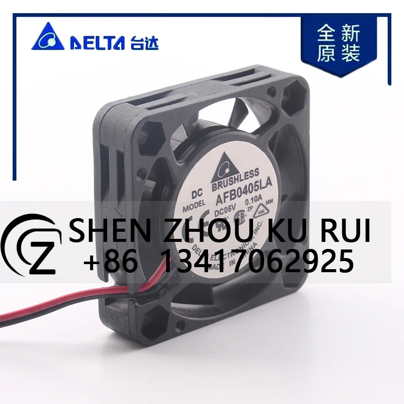 

Delta AFB0405LA DC5V 0,10A AC EC Инвертор с двойным шарикоподшипником Тихий вентилятор охлаждения с большим объемом воздуха 4010 40X40X10MM 4CM