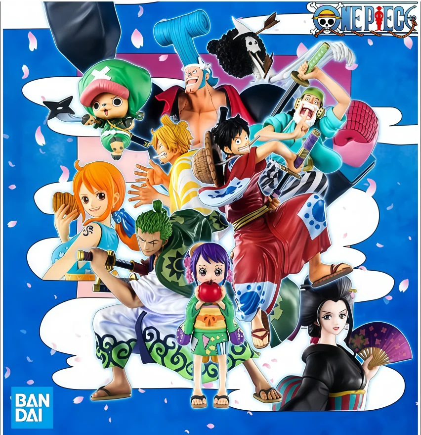 

BANDAI Figuarts ZERO Luffytaro Zorojuro Honekichi O-Tama Franosuke Nami Geisha Robin Sanji Chopperemon Usopp для мальчиков и девочек