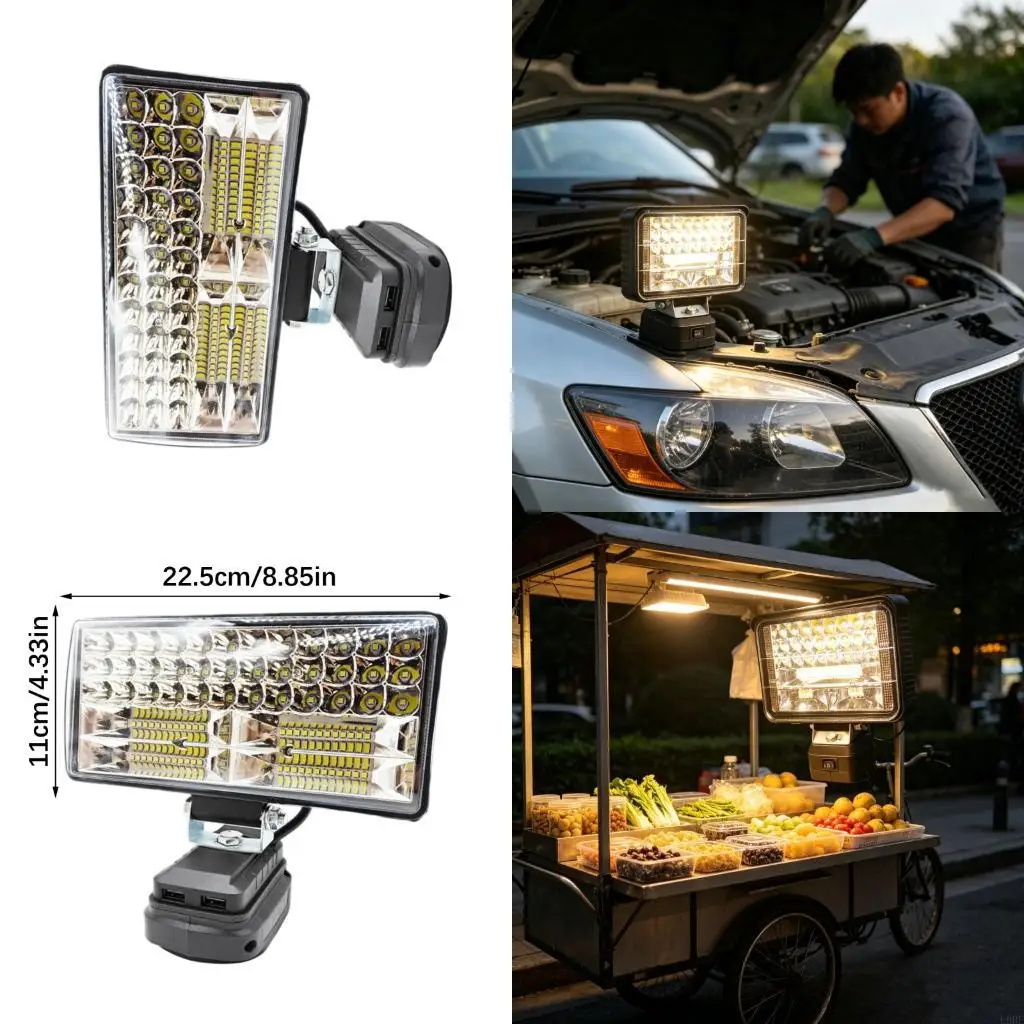 L9BE Compact Rechargeable LED Lamp Perfect For Home Repair And Nighttime Projects