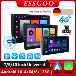 ESSGOO Car Radio Wireless Carplay Android Auto 2 Din 7