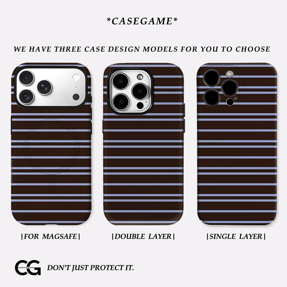 Chocolate Sky Stripe IPhone 17 Must-Haves Handyhülle für IPhone 17 16 15 14 13 26 Pro Max Plus Doppelschichtige Rückseite