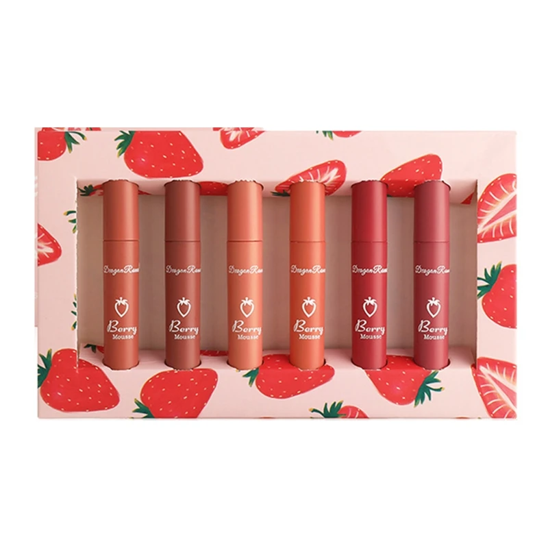 11UF 6 kleuren matte vloeibare lippenstift langdurige waterdichte lippen glans gladde collectie voor kantoor casual zomerfeest