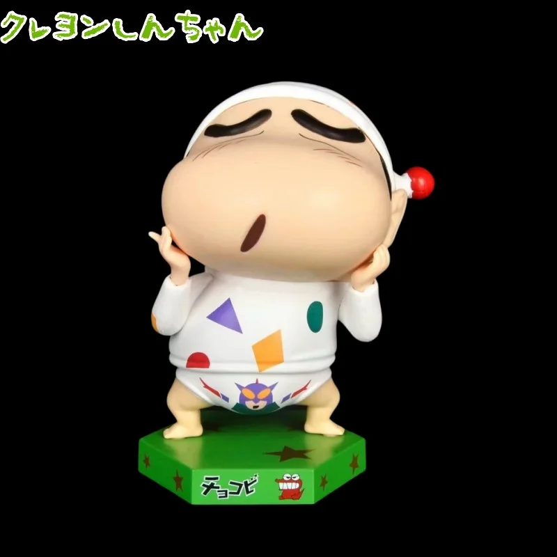 

Crayon Shin-chan Figure Internet Celebrity Popular Nohara Shinnosuke Pajamas Shin-chan Cute Gift Desktop Ornament Model