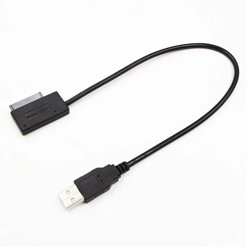 35CM USB Adapter PC 6P+7P CD DVD Rom SATA to USB 2.0 Converter Slimline Sata 13 Pin Drive Cable for PC Laptop Notebook