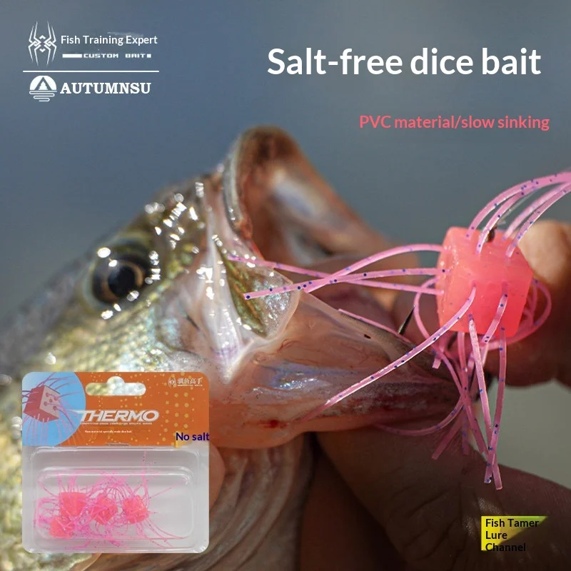 

Наживка Master Fisherman's Dice, безсвинцовая, с тонким крючком Ned, специально для ловли баса и мандариновой рыбы в медленно тонущих водах.