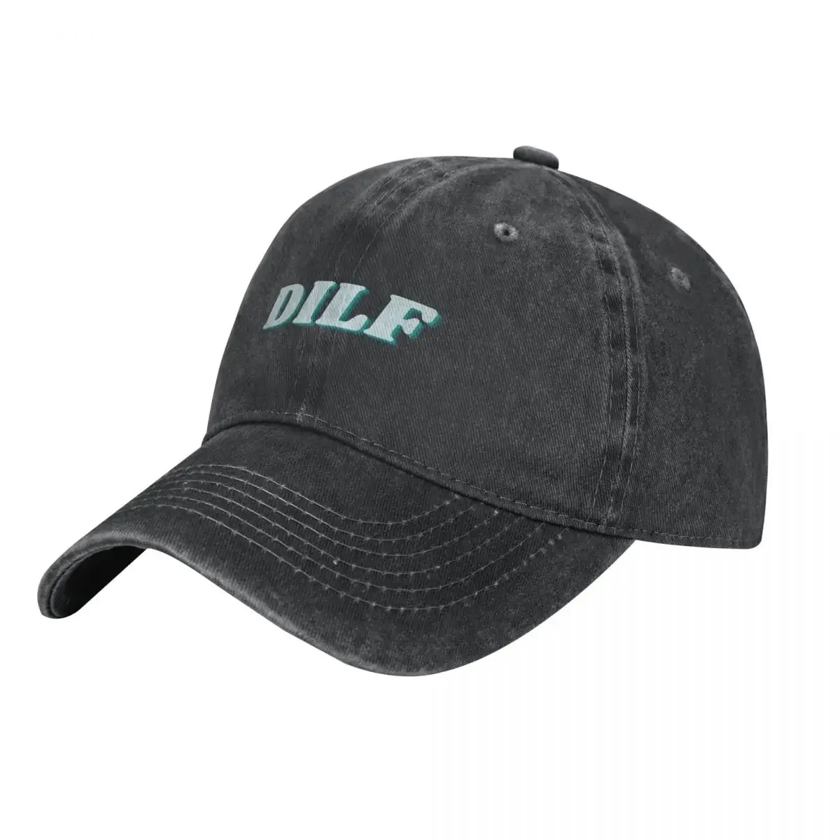 DILF Father's Day funny gift baby shower husband boyfriend Baseball Cap Sun Cap Hat Man For The Sun Men'S Caps Women'S