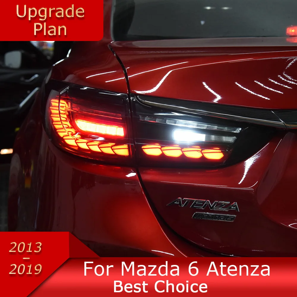 

Car Lights for Mazda 6 2013-2018 Atenza Mazda6 LED Auto Taillight Assembly Upgrade Dragon Scale Design Dynamic Lamp Accessories