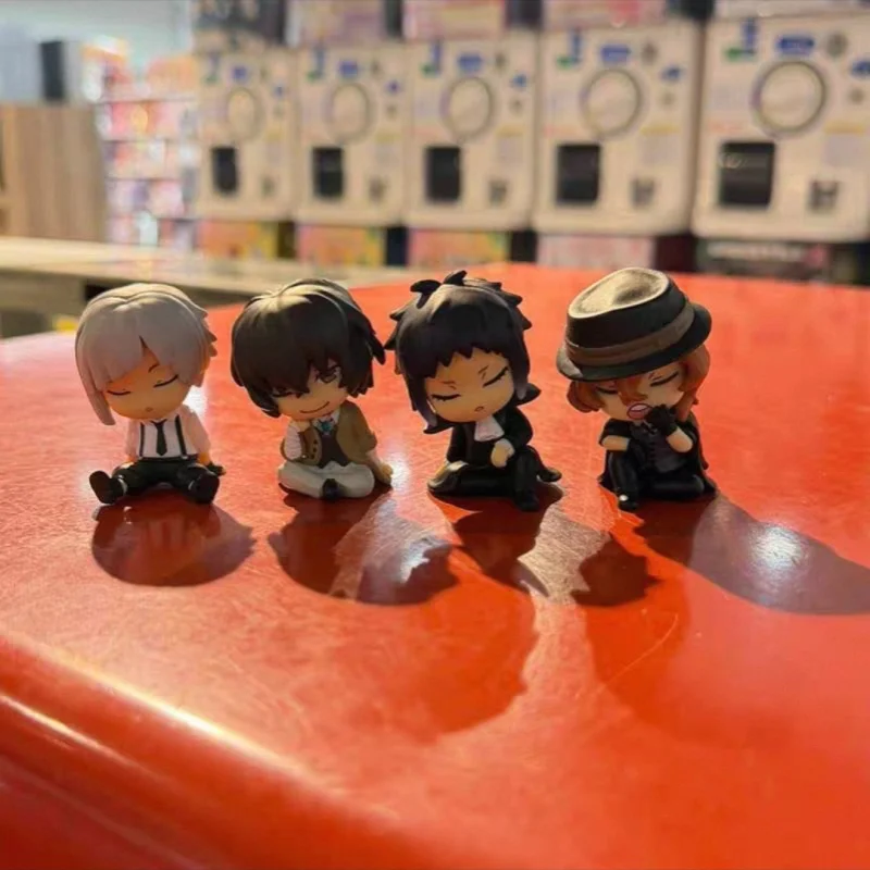 Tomy Original Bungo Stray Dogs Sitting Shoulder Gashapon Mini Figure Nakajima Atsushi Toy Collectible Desktop Ornament Fans Gift - view 2