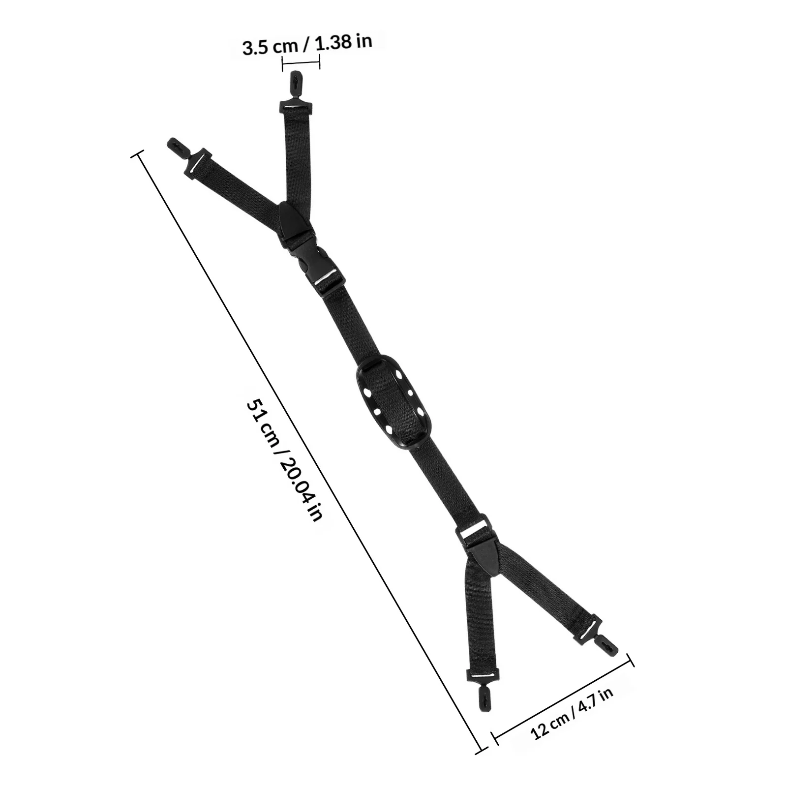 2 szt. Uniwersalne paski do kasku budowlanego, paski mocujące kask na podbródek