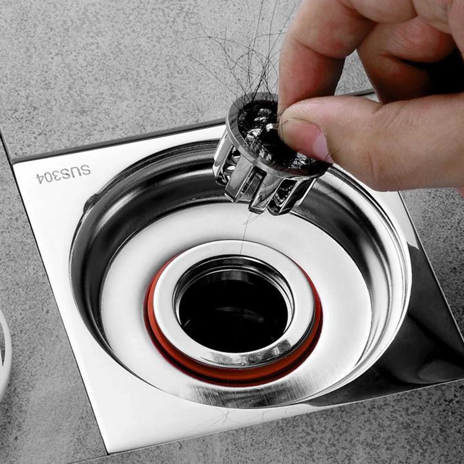 

Крышки для слива в ванной от волос и пищевых отходов, защита от насекомых и запаха, для напольных сливов