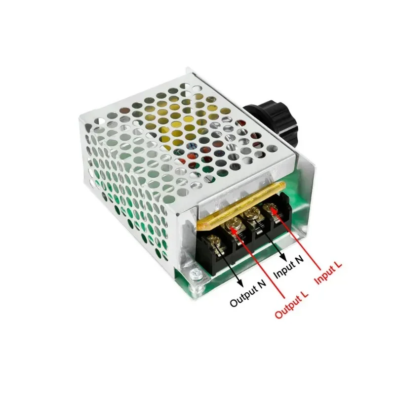 4000W AC 110V-220V SCR regulowany Regulator prędkości silnika Regulator ściemniania Regulator napięcia termostat importuje dużą moc