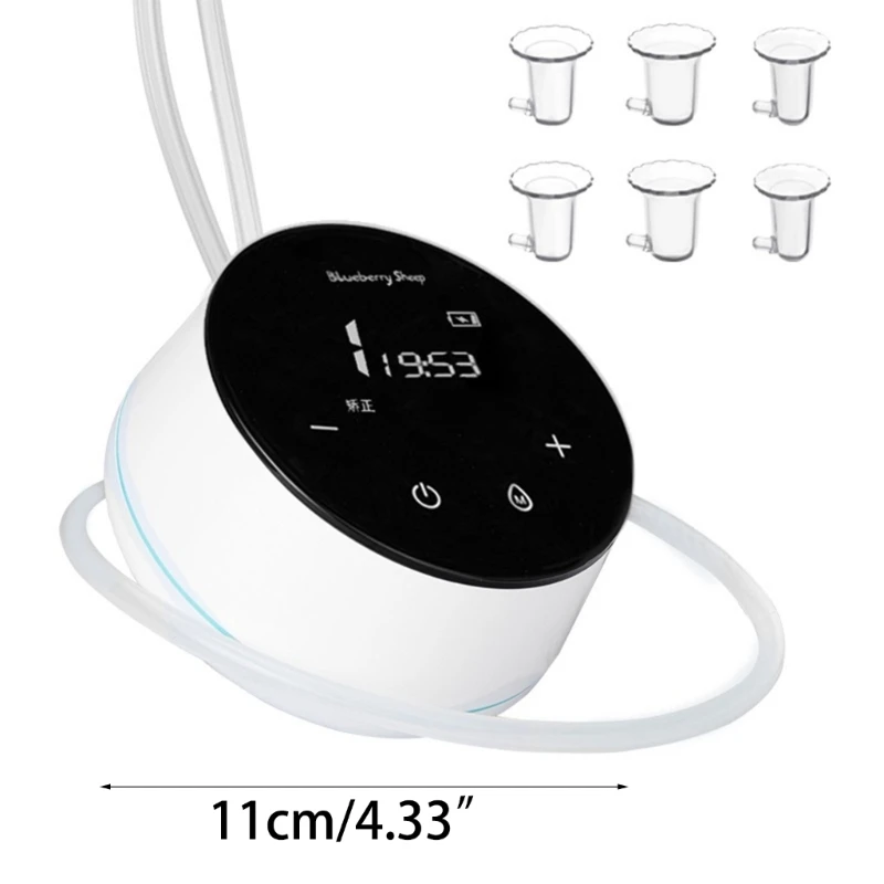 Corrector eléctrico para Pezones invertidos, extractor de pezones planos con ventosas de 3 tamaños, bomba automática para pezones cortos