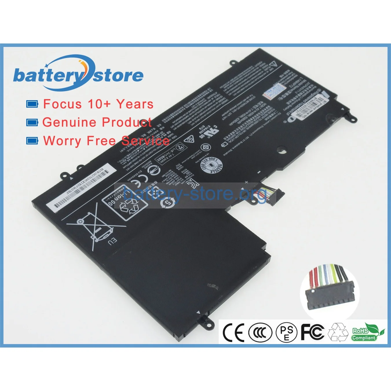 Genuine laptop batteries for L14M4P72,5B10G75095,5B10G84689,5B10K10224,2ICP6/63/71-2,2ICP5/63/71-2,Yoga 700,7.5V,4 cell