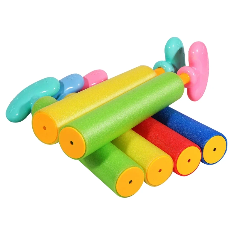 Q0KB Kids Outdoor Backyard/Summer Swimming Pool Single-Tube Water Toy Pull-out Toy Portable Water Toy Kids Summer Toy