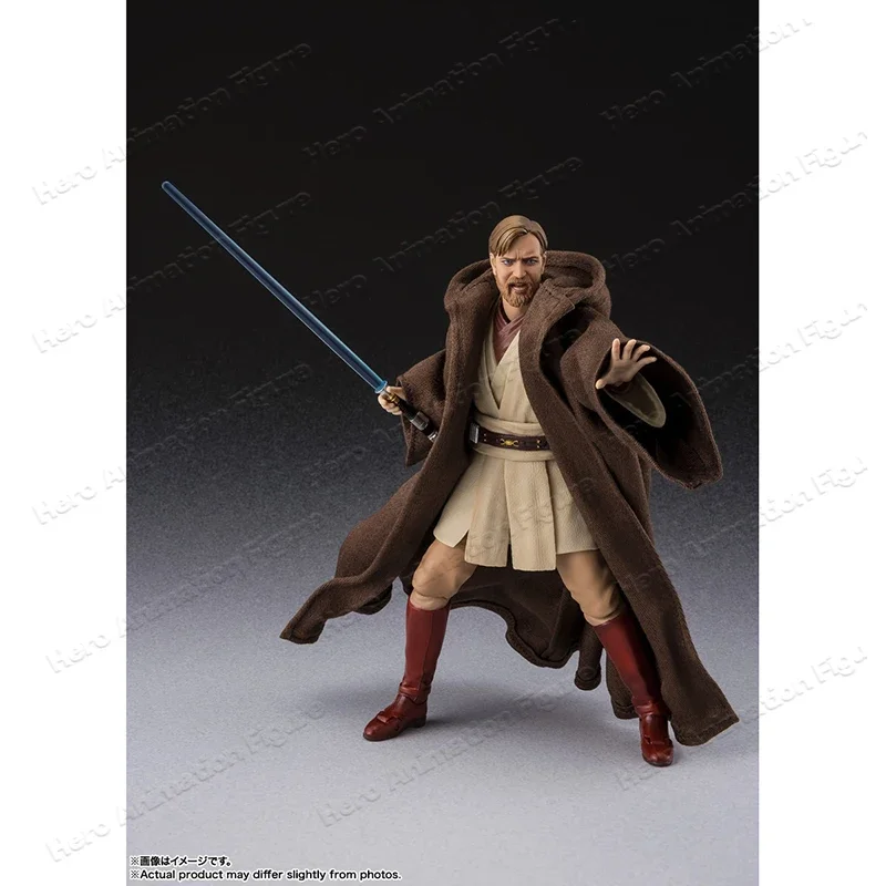 Original  Bandai S.H.Figuarts Shf Obi Wan Kenobi Classic Ver Star Wars Revenge of the Sith  Anime Action Collection Figures Toys