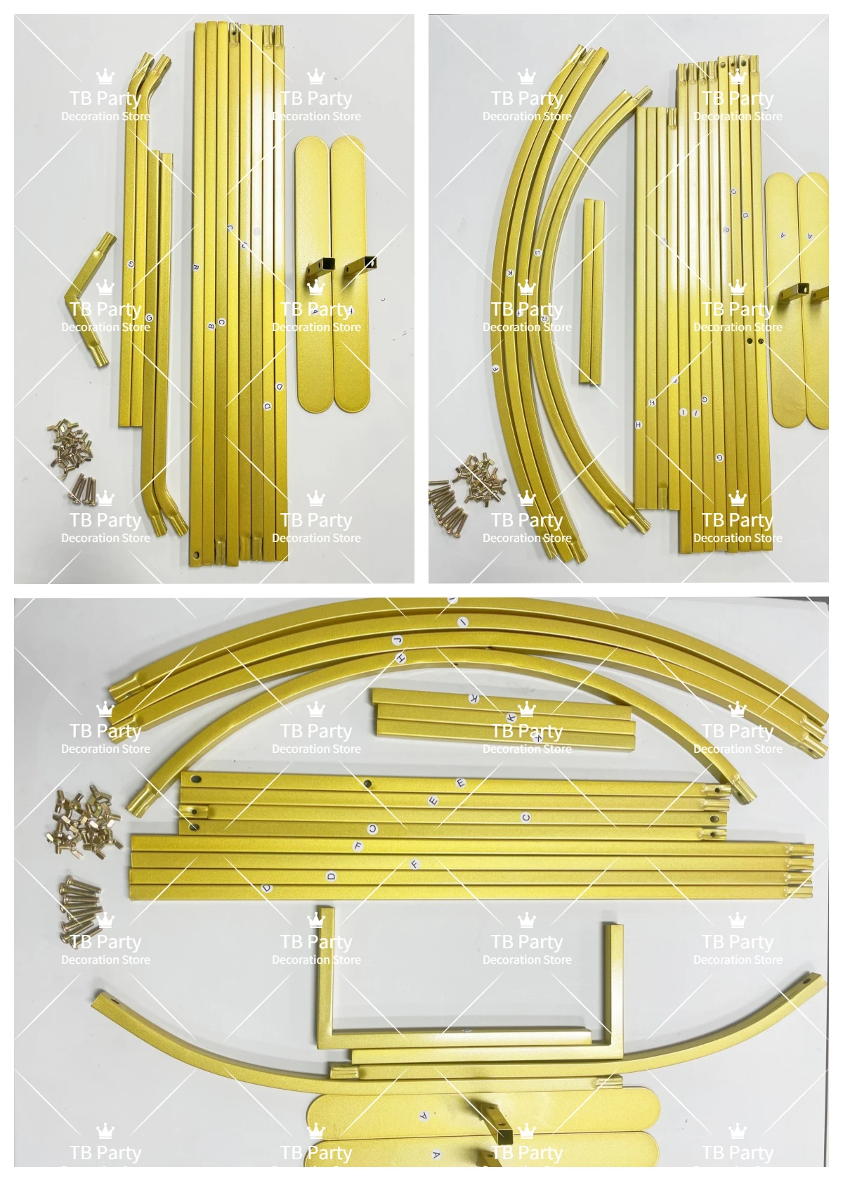 Imagem -05 - Casa Forma Combinação Pipe Arco Balões Suporte Foto Tiro Fundo Decoração de Jardim Frame Suprimentos 16 mm