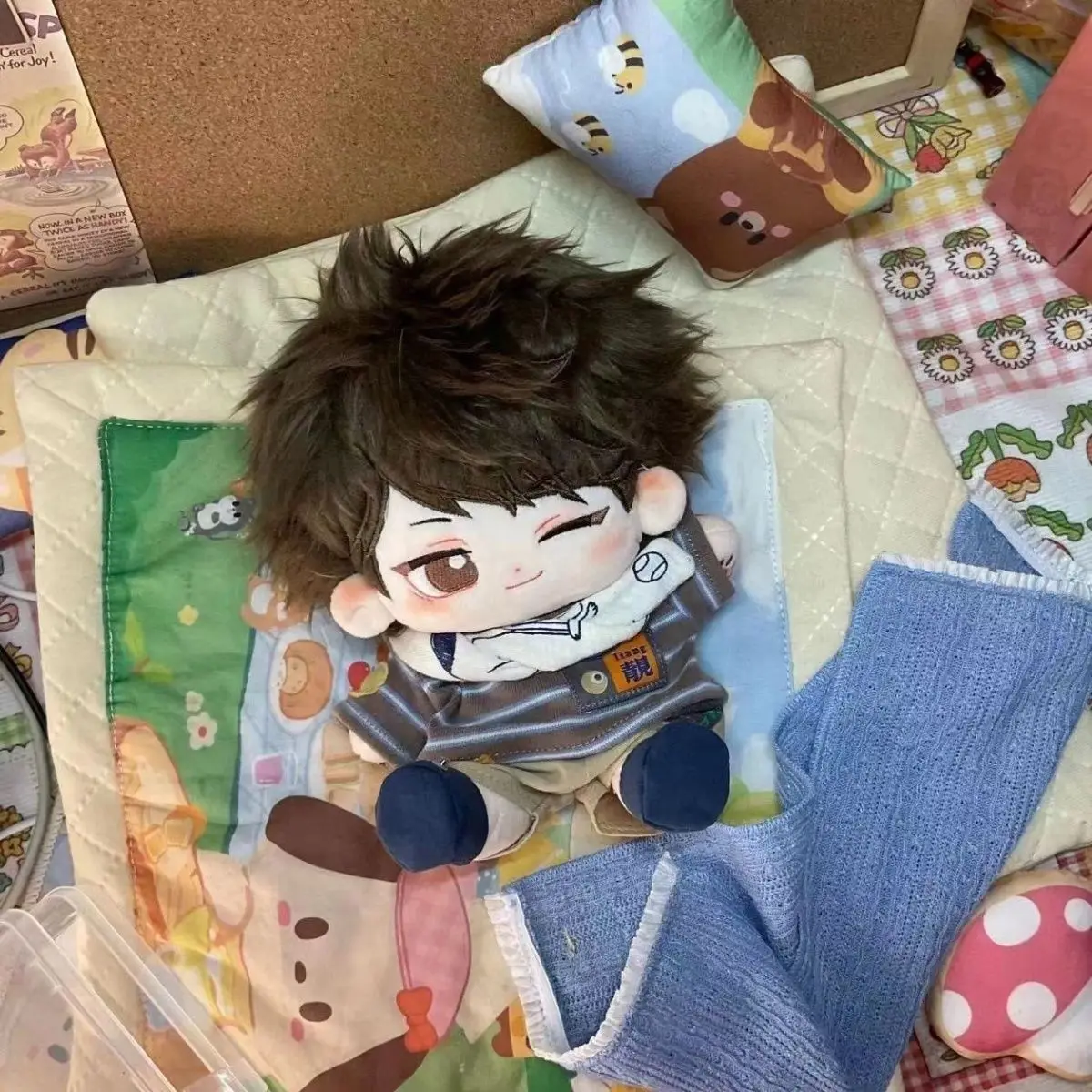 ハイキュー!! アニメアンビタスウインク OikawaTooru 20 センチメートル裸ドレスアップ綿人形愛らしいぬいぐるみ高外観レベル