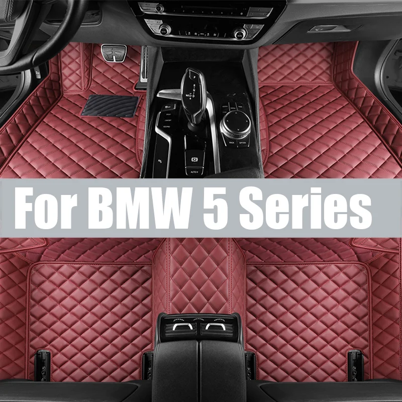 

Car Floor Mat for BMW 5 Series G30 540i 518d 540d M550i 530i 2017~2023 Foot TPE Liner Carpet Pad Custom Cover Rug trunk mat