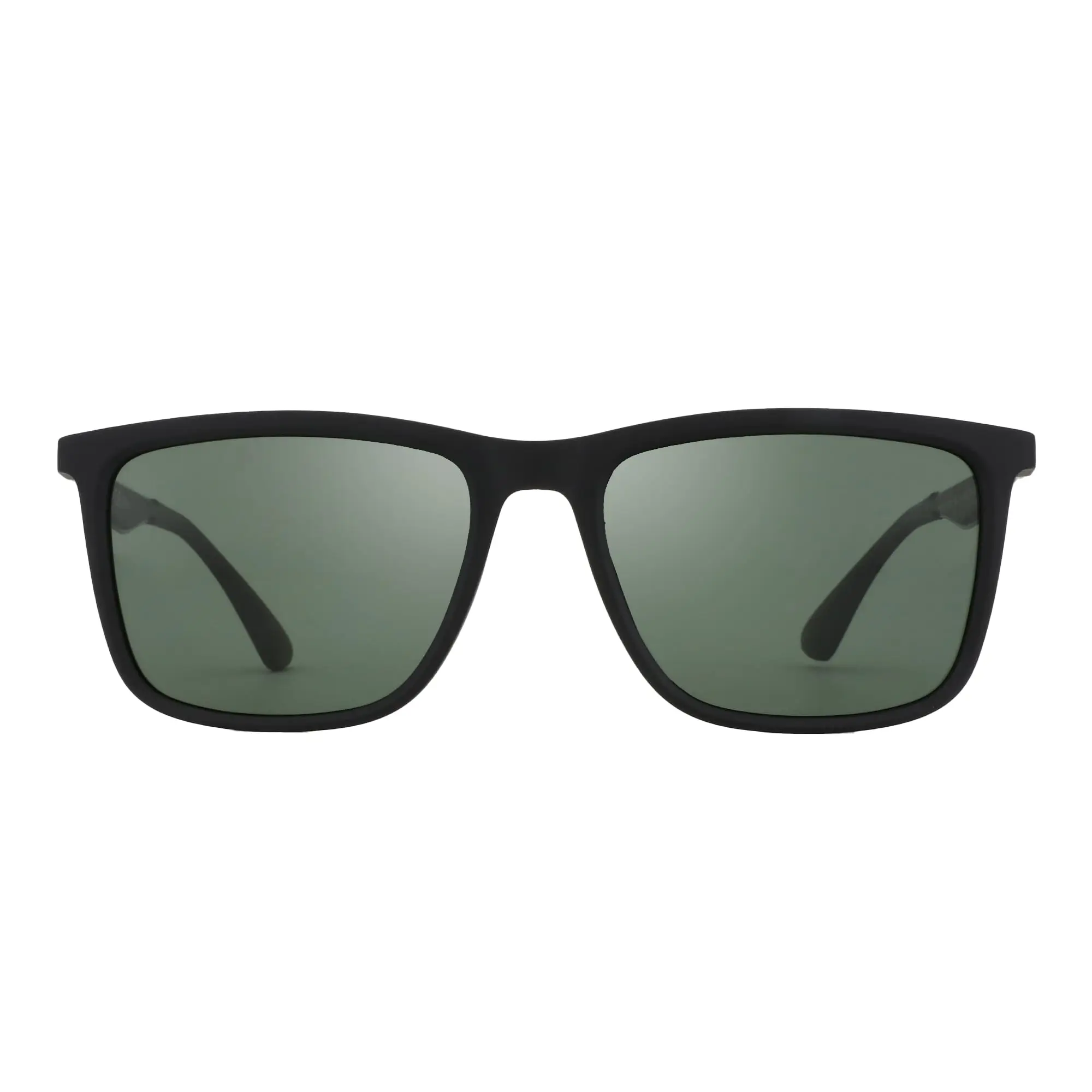 ZENOTTIC Rectangle Polarized Sunglasses for Men Ultralight Carbon Fiber Frame UV400 Protection Classic Square Sun Glasses