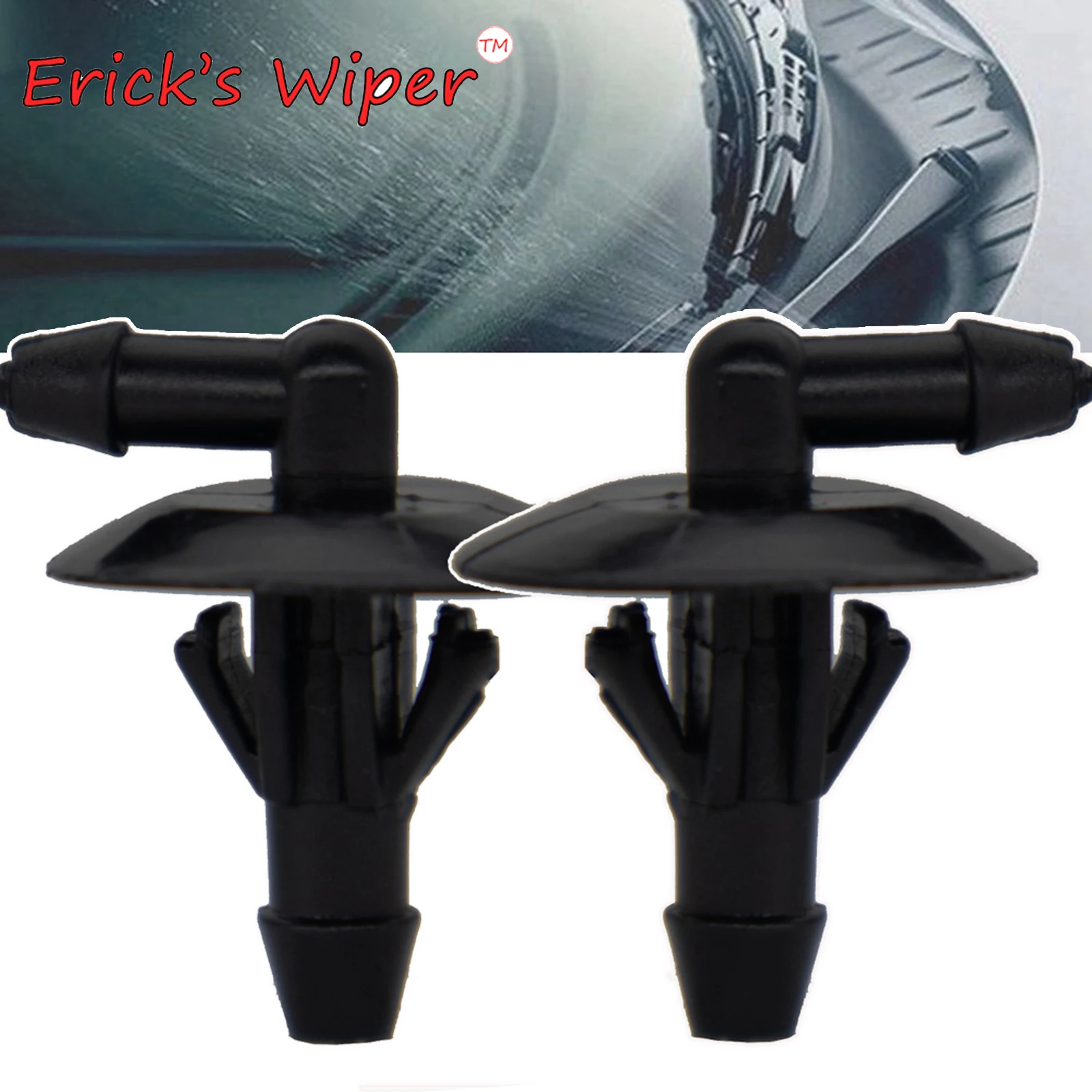 

Erick's Wiper 2Pcs/Set Car Water Hose Connector For Mercedes-Benz Dodge Freightliner Sprinter 2500 3500 Front Windshield Washer