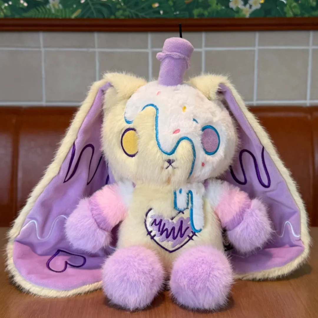 PLUSHIE DREADFULS Birthday Cake Rabbit Plush Toy Pastel Color Melting Cream Stuffed Animal Heart Decor Lovely Toy Collectible