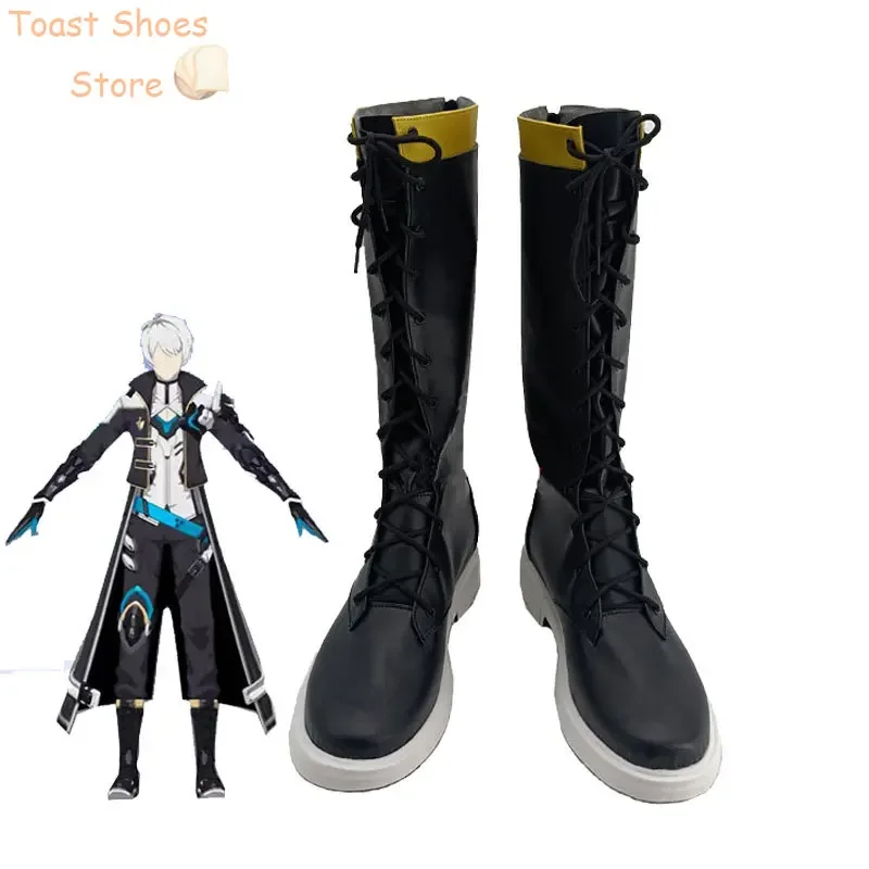 Gra Honkai Impact 3 Kevin Kaslana Cosplay buty Halloween buty karnawałowe PU skórzane buty rekwizyty do Cosplay rekwizyt kostiumowy