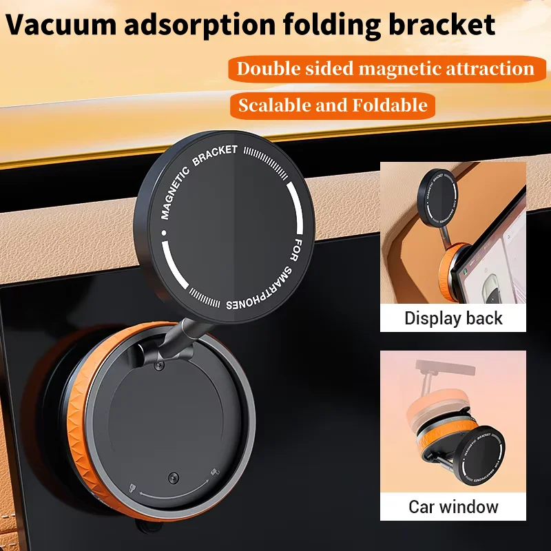 

Magnetic Phone Holder Multifunctional Vacuum Suction Cup Foldable Extendable Lazy Vacuum Double-sided Magnetic Phone Holder