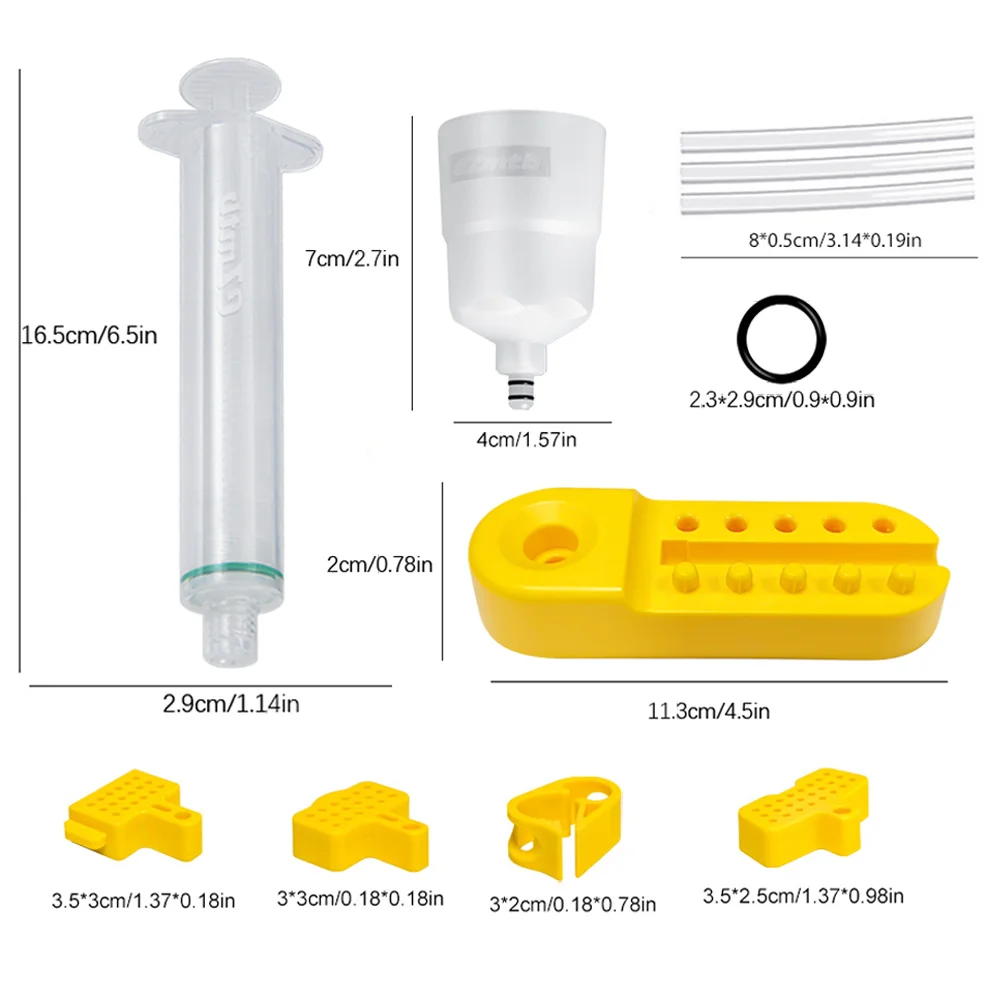 Ezmtb 2024 Bicycle Hydraulic Disc Brake Oil Bleed Kit Tools For,SRAM, SHIMANO,MAGURA,Avid,Series MTB Road Bike Brake Repair Tool