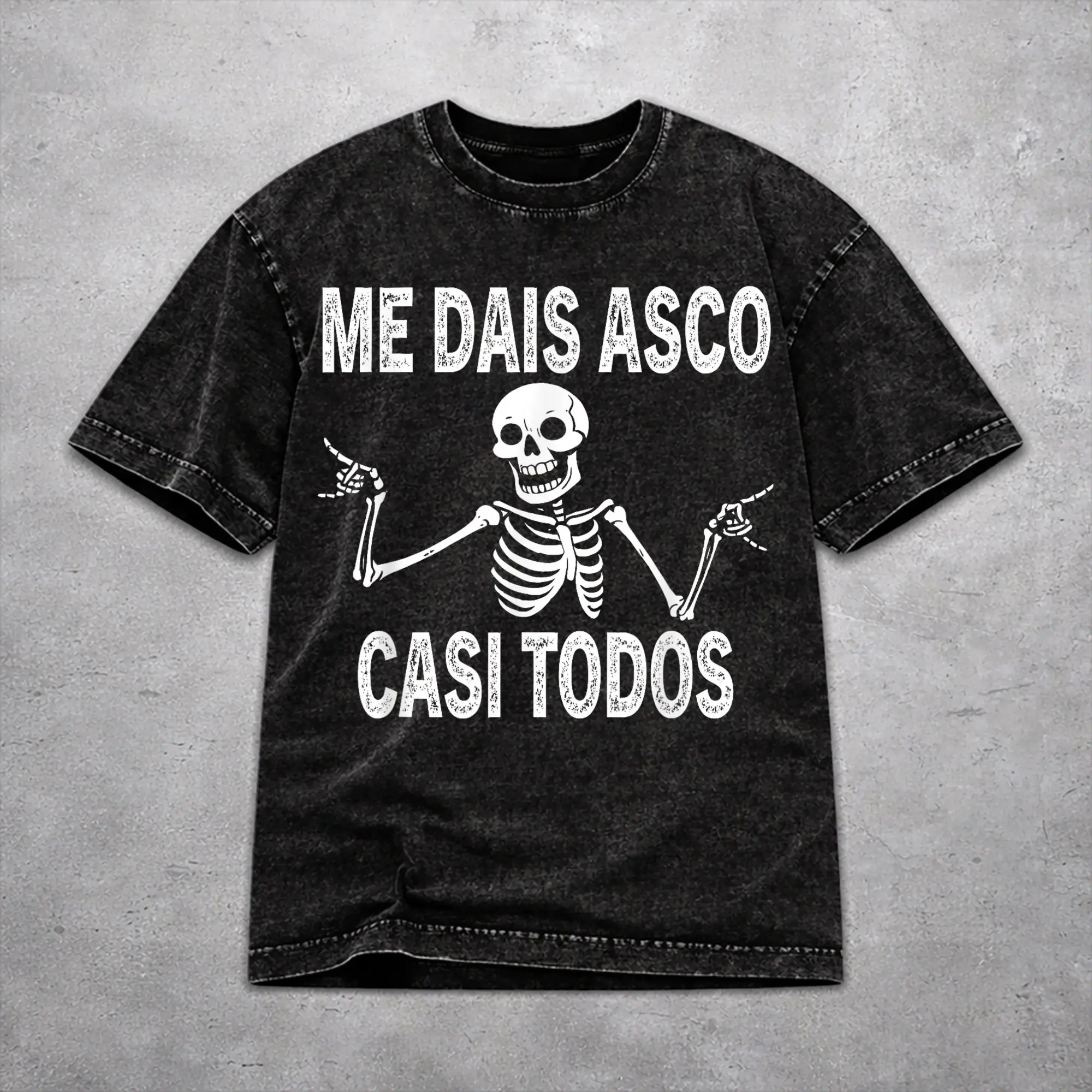 Стильные футболки Stylish Me Dais Asco Casi Todos Merch для мужчин и женщин, футболка из стираного хлопка, одежда