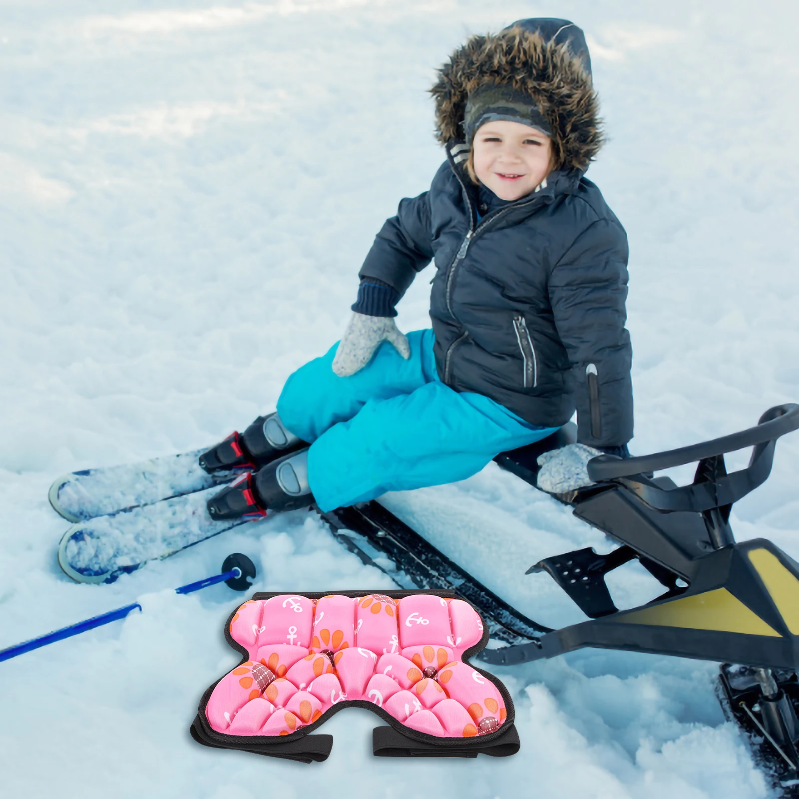 1pc Hip Protection Pant Anti- For Skiing Cycling Mountain Biking Snowboarding Breathable Kids Youth Adult Protective