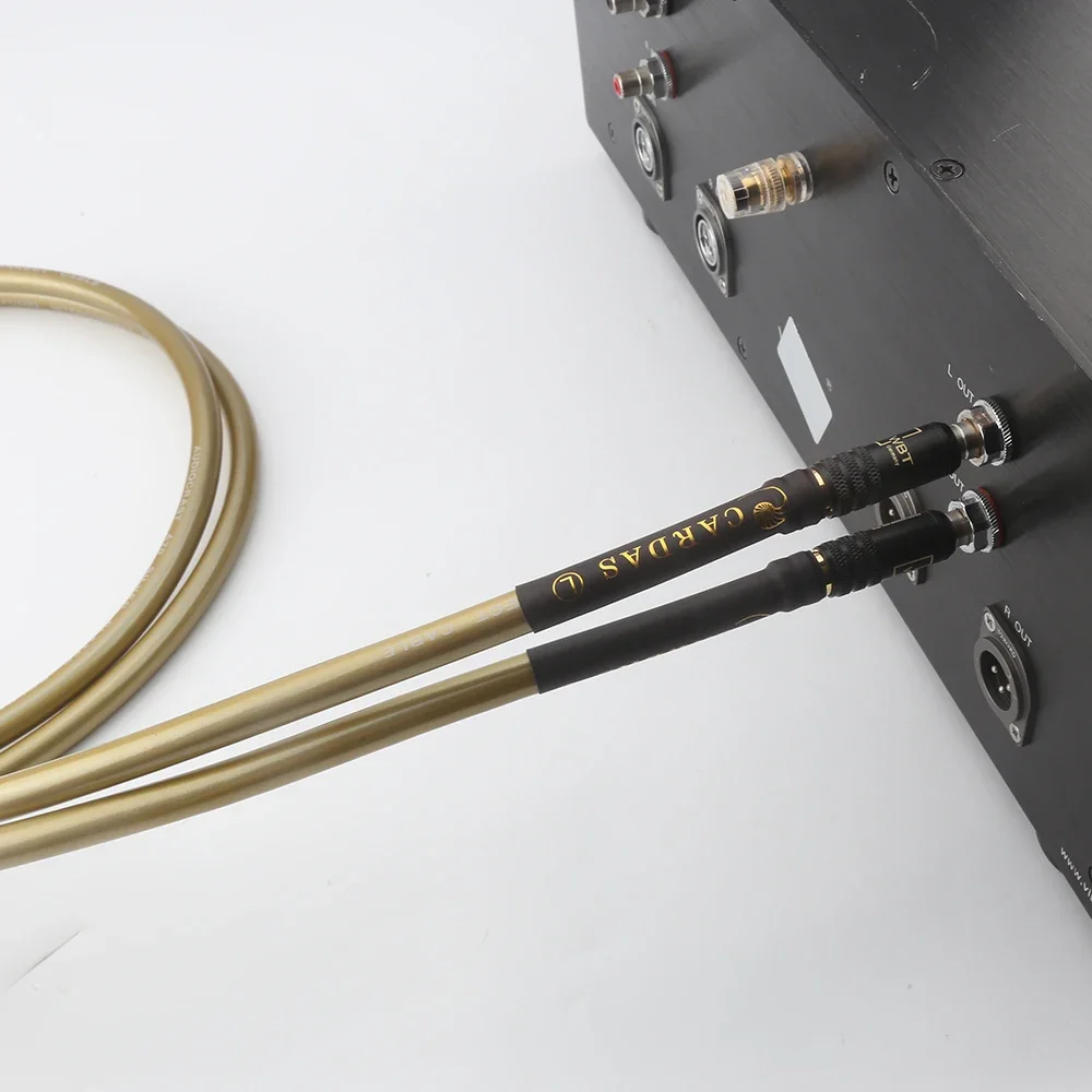 A70 Goden 5-C HiFi ทองแดง OCC Audio CD เครื่องขยายเสียงสาย RCA Audio Exetend ลวด WBT-0144 ปลั๊ก