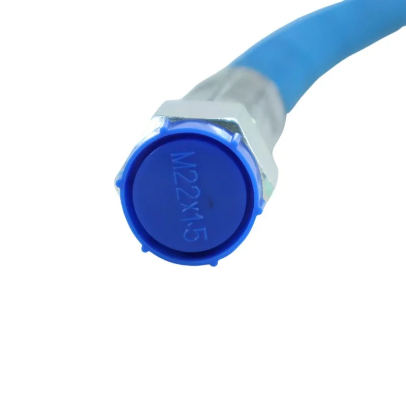 High Pressure Hose Assembly 0574991010 Compatible with Atlas Copco Screw Air Compressor Blue Oil Pipe Replacement Part