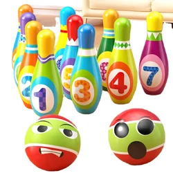 Yy-Bowling Toys Set para Crianças, Grande Indoor e Outdoor Ball Sports