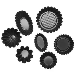 Non-stick Tart Quiche Flan Pan Mold Pie Pizza Cake Mold Cupcake Egg Tart Tartlet Baking Mold Muffin Cup Pizza Pan Bakeware