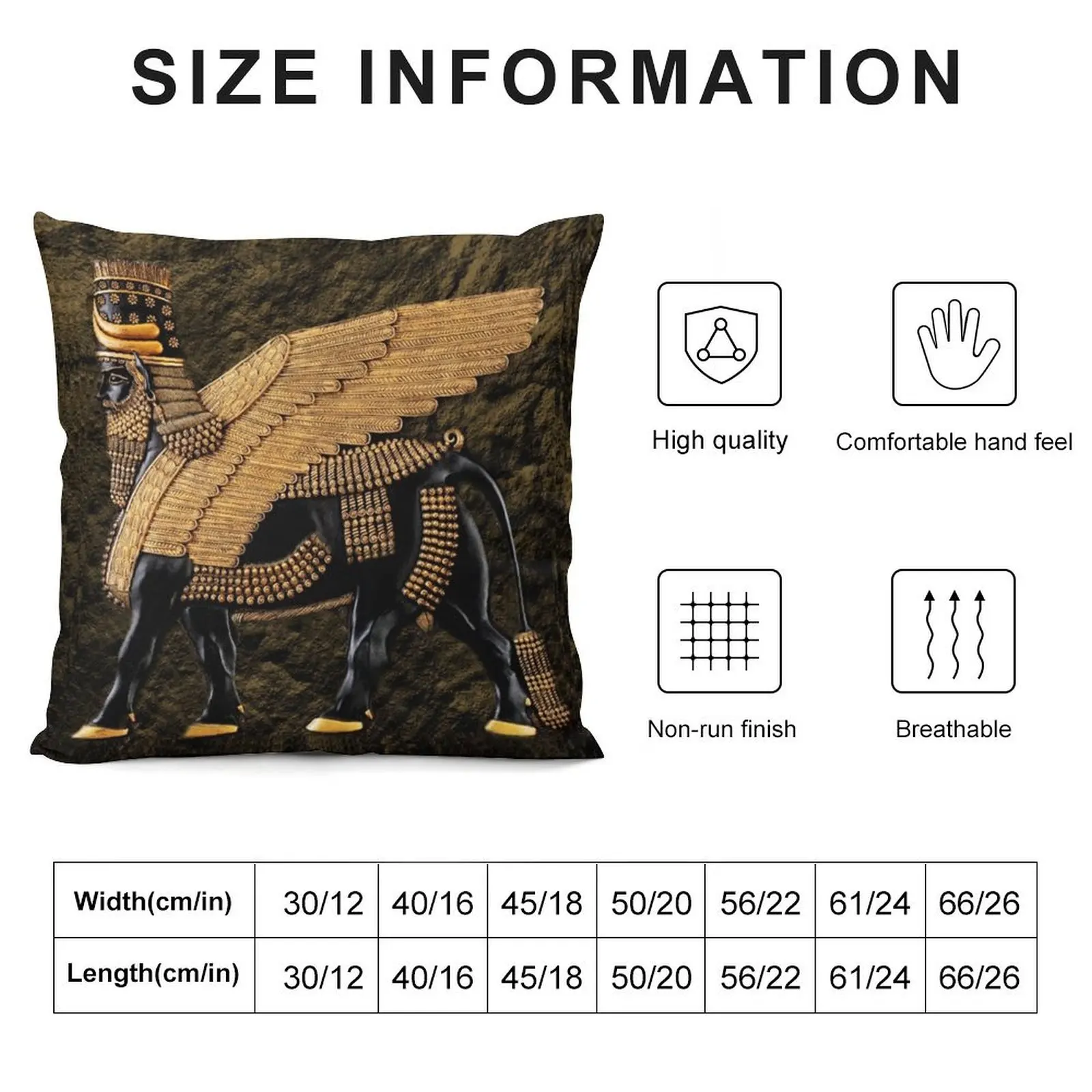 ALADLAMMU ASSYRIAN WING MAN BULL PILLOW OR TOTE BAG Throw Pillow Room decorating items Pillowcase pillow