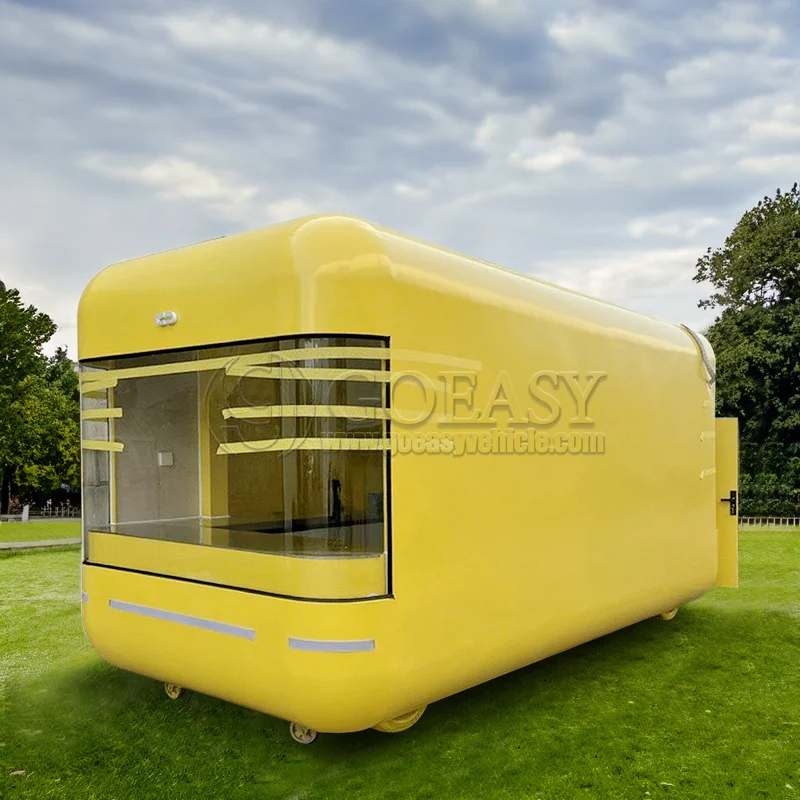 Mobile Food Kiosk Hot Dog Stand Concession Trailer Ice Cream Trucks Taco Cart Sweet Corn Shop Small Fast Food Trailer view 5