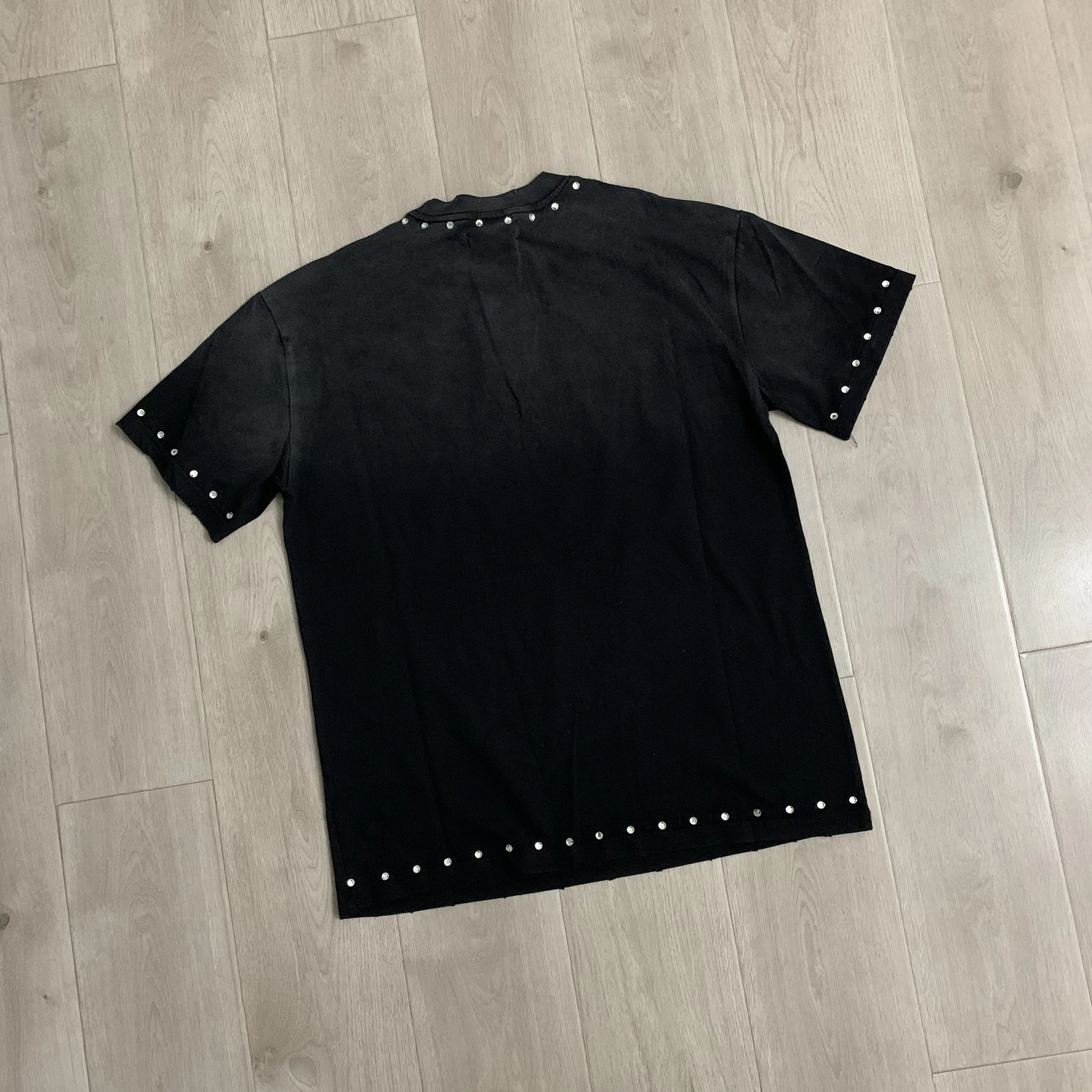 Retro Washed Motorcycle Print T-Shirt Loose Fit Short Sleeve Cotton Tee Street Style Citywalk Casual Wear Unisex Summer Top