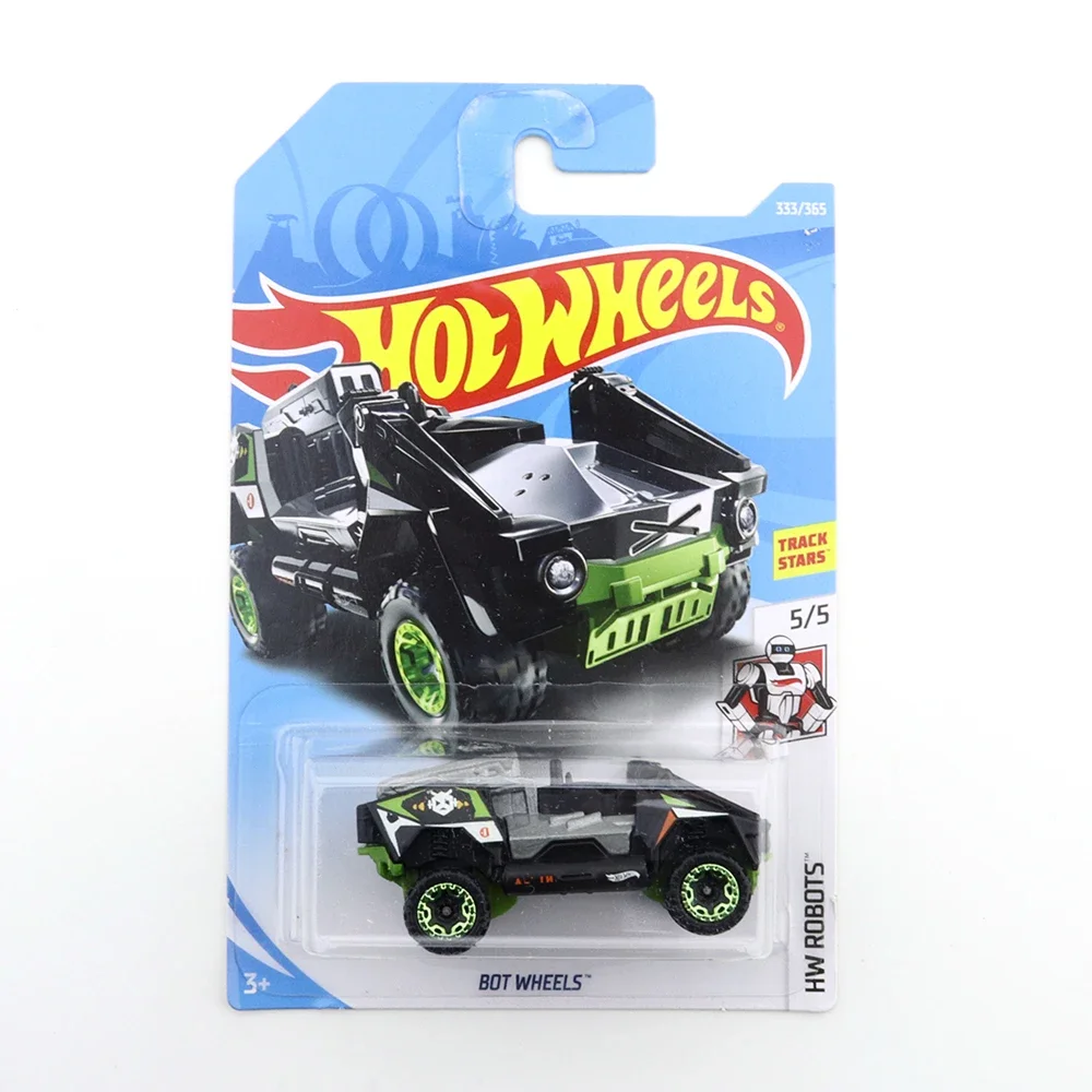 2021-173 BOT WHEELS Original Hot Wheels Mini Alloy Coupe 1/64 Metal Diecast Model Car Kids Toys Gift