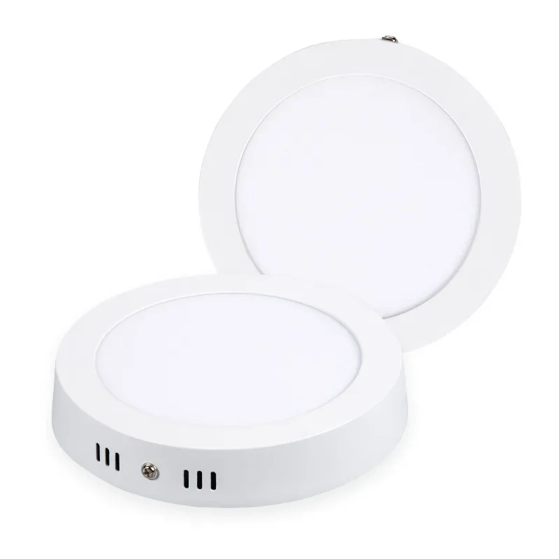 표면 LED 사각 천장등 6W 12W 18W 24W LED 패널등 다운라이트 드라이버 포함 AC85-265V AC110V/220V LED 실내등