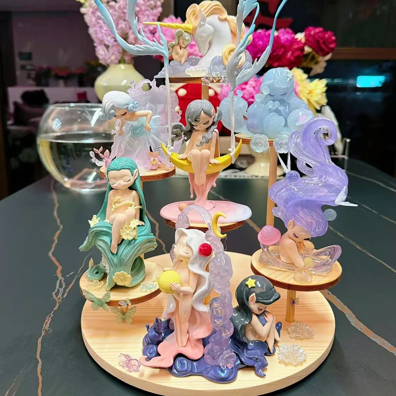 

52toys Sleep Dreamland Elves Series Blind Box Mystery Box Collectible Figure Desktop Ornament Kawaii Doll Girl Birthday Toy Gift