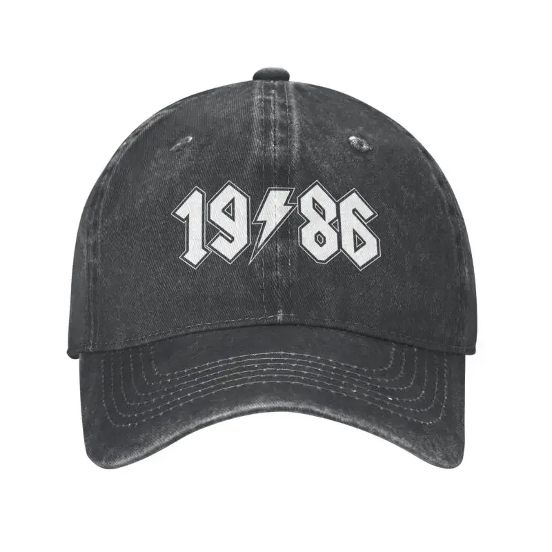 Fashion Cotton 1986 Year Birthday Baseball Cap Men Women Breathable Dad Hat Performance