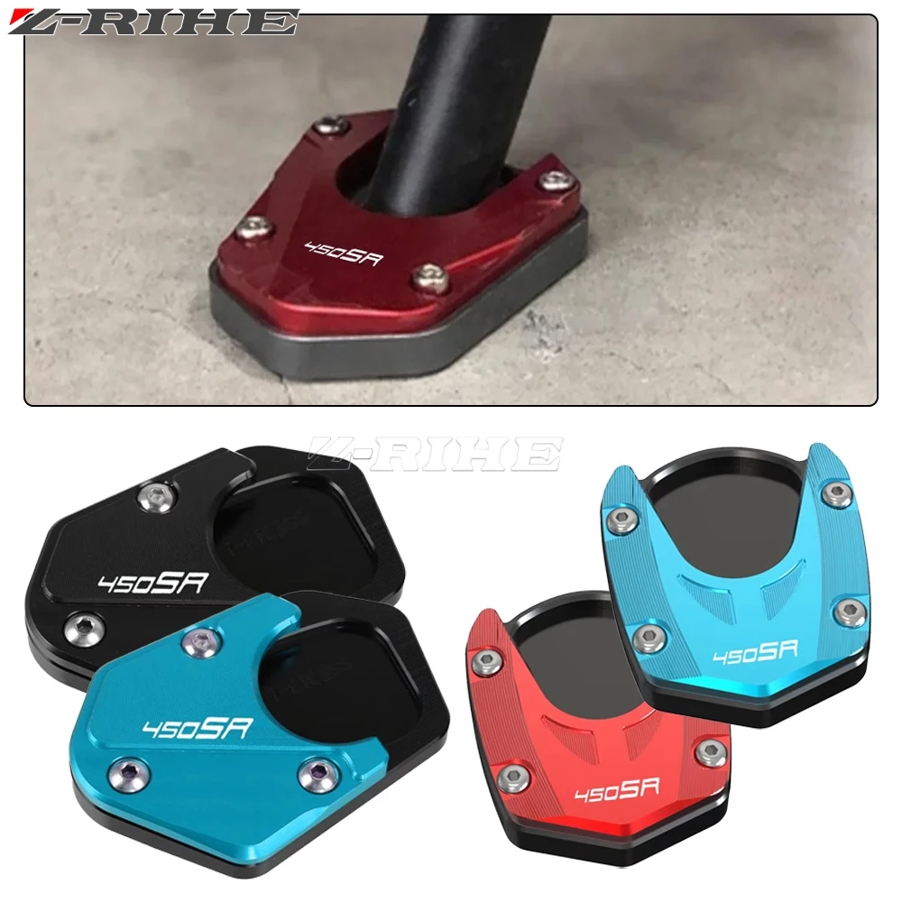 

New Motorcycle FOR CFMOTO 450SR 450SS 450NK 450 SR SS NK 2022 2023 2024 Side Stand Enlarger Sled Sidestand Kickstand Foot Pads