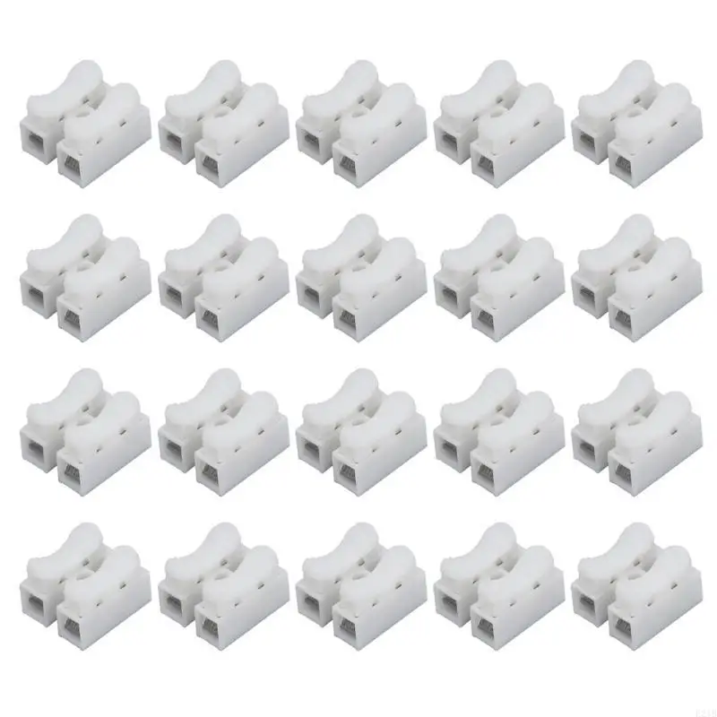 

E21B Pack Of 20 Press Fit Electrical Connectors For Easy Wire Connection
