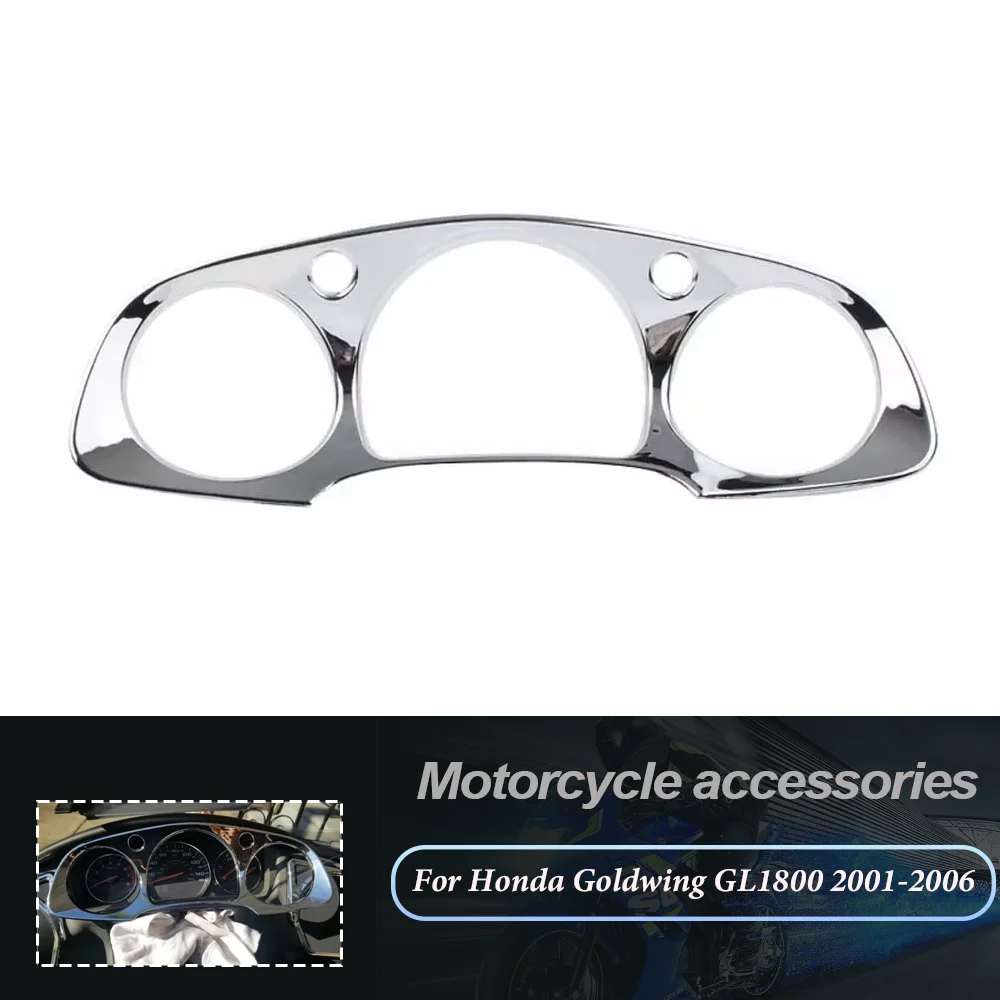

FOR HONDA Goldwing GL1800 GL 1800 2001-2005 2006 Motorcycle Dashboard Decoration Tachometer Speedometer Chrome Reflector
