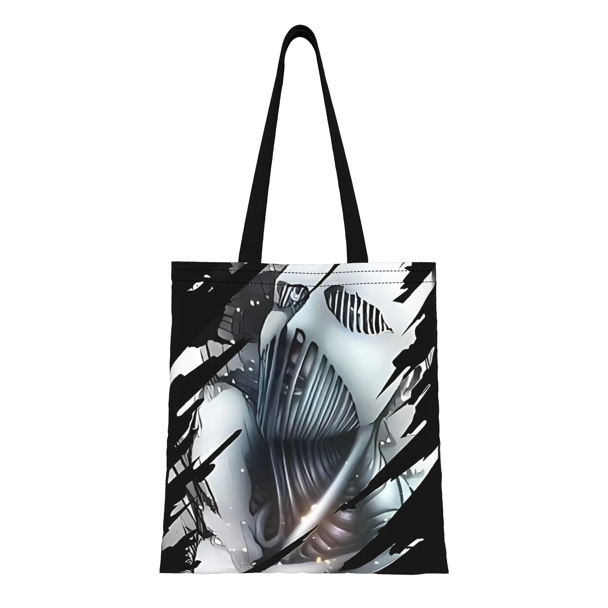 

Женская сумка-тоут с принтом «Атака Титанов» и изображением гигантского скелетного монстра, износостойкая, для покупок, путешествий и активного отдыха, на плечо или в руку