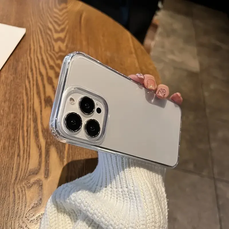 5-pack TPU soft transparent phone cases suitable for iPhone 17, 16, 15, 14, 13, 12, 11 Pro Max, 17 Air, 16, 15, 14 Plus, 13, 12 - náhled 6