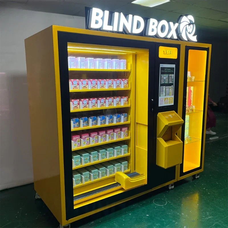 Blind Boxes Gift Toy Doll Vending Machine With Lighting With Gift / Toy Elevator Touch Screen Vending Machine