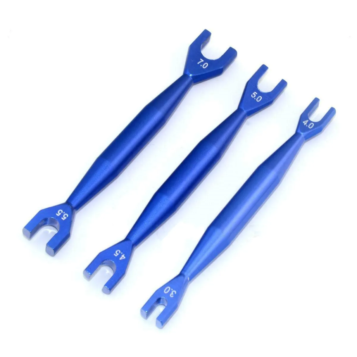 3Pcs Wrench 3-4mm 4.5-5mm 5.5-7mm Double End Universal Spanner Open End Wrenches For HSP Traxxas Axial SCX10 RC Crawler Car