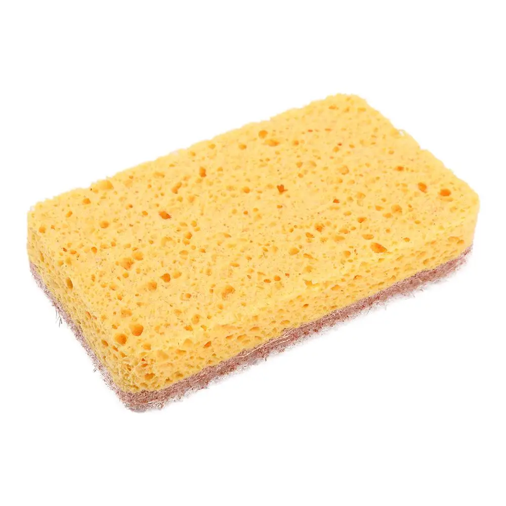 2-Sided Bathroom Plant Based Sisal Hemp Fiber Reusable Non Scratch Scrub Sponge Dish Cleaner Cleaning Pad Scrubber